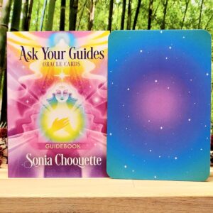 Ask Your Guides Oracle Cards by Sonia Choquette - Guidebook and back of cards