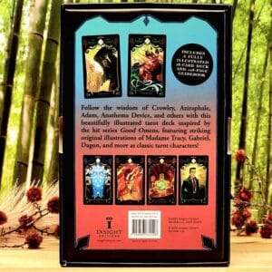 Good Omens Tarot Deck and Guidebook by Minerva Siegel - Back Cover