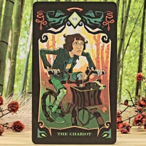 Good Omens Tarot Deck and Guidebook by Minerva Siegel - The Chariot