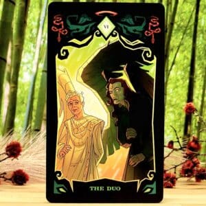 Good Omens Tarot Deck and Guidebook by Minerva Siegel - The Duo