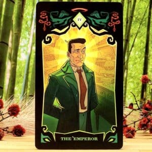 Good Omens Tarot Deck and Guidebook by Minerva Siegel - The Emperor