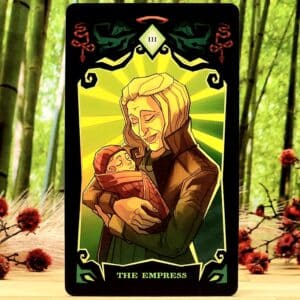 Good Omens Tarot Deck and Guidebook by Minerva Siegel - The Empress