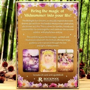 Midnight Sun Oracle Cards by Selena Moon - Back Cover