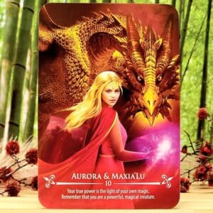 The Dragon Riders Oracle Deck by Christine Arana Fader - Aurora & Maxia'Lu