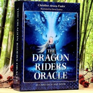 The Dragon Riders Oracle Deck by Christine Arana Fader - Front Cover