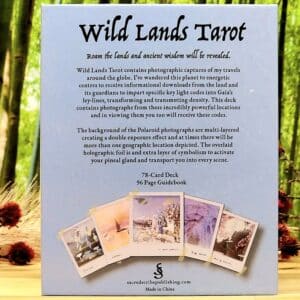 Wild Lands Tarot Cards by Leah Shoman - Back Cover