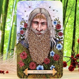 Bee Tarot Cards by Kristoffer Hughes - The Emperor