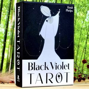 Black Violet Tarot Cards by Heidi Phelps - Front Cover