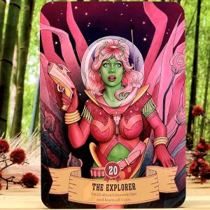 Cowgirls and Aliens Oracle Cards by Ellie Grant - The Explorer