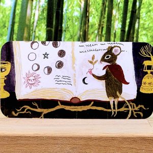 Forest Friends Inspiration Cards by Tijana Lukovic - Mouse illustration