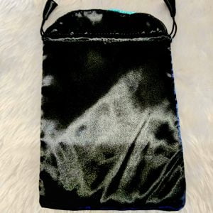 Inspirational Wicca Satin Tarot Bag - Back of bag