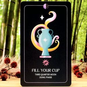 Lunar Abundance Reflection Cards by Ezzie Spencer PhD - Fill your cup