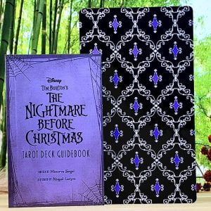 Mega Sized The Nightmare Before Christmas Tarot Cards by Minerva Siegel - Guidebook and back of cards