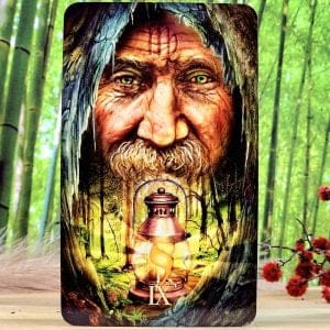 Mystic Palette Tarot Cards by Ciro Marchetti - The Hermit