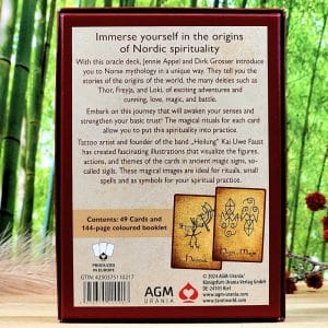 Norse Magic Oracle Cards by Jennie Appel and Dirk Grosser - Back Cover