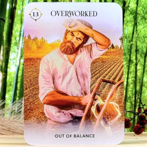 Past-Life Energy Oracle Cards -Overworked