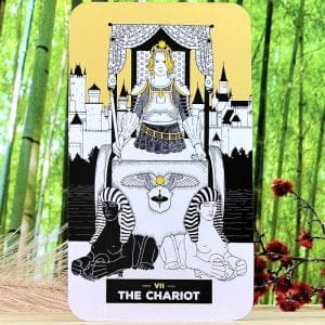 The Change Tarot Cards and Guidebook by Jessica Dore - The Chariot