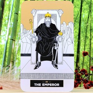 The Change Tarot Cards and Guidebook by Jessica Dore - The Emperor