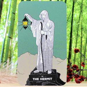 The Change Tarot Cards and Guidebook by Jessica Dore - The Hermit