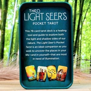 The Light Seers Tarot Cards Pocket Edition by Chris-Anne - Back Cover