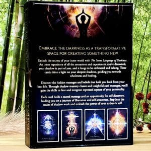 The Secret Language of Darkness Oracle Cards by Denise Jarvie - Back Cover