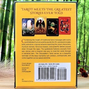 The Storyteller's Tarot Cards and Guidebook by David DePasquale - Back Cover