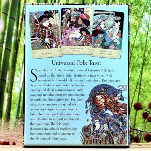 Universal Folk Tarot Cards by Anita Inverarity - Back Cover