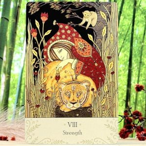 Universal Folk Tarot Cards by Anita Inverarity - Strength