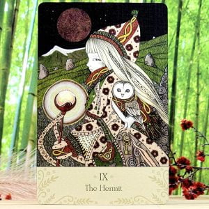 Universal Folk Tarot Cards by Anita Inverarity - The Hermit