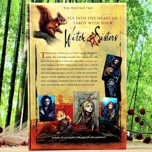 Witch Sisters Tarot Cards by Julia Jeffrey - Back Cover