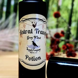 Astral Travel Potion by Gray Witch Supply Company Lid Off Close Up