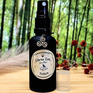 Citrus Zen Potion by Gray Witch Supply Company cap off