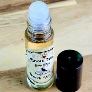 Know Your Worth Witch Potion by Gray Witch Supply Company upper view