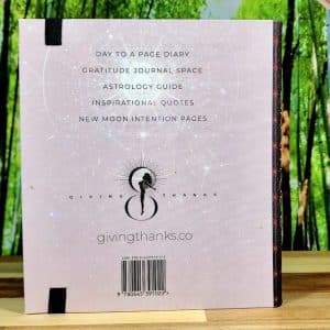 2025 Gratitude Diary by Melanie Spears - Back Cover