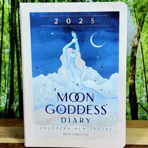 2025 Moon Goddess Diary by Nicci Garaicoa - Front Cover