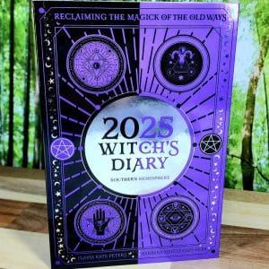 2025 Witch's Diary Southern Hemisphere by Flavia Kate Peters and Barbara Meiklejohn-Free - Front Cover