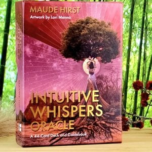 Intuitive Whispers Oracle Cards by Maude Hirst - Front Cover