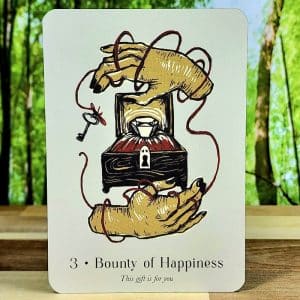 Lost Oracle Cards by Fiona Horne - Bounty of Happiness