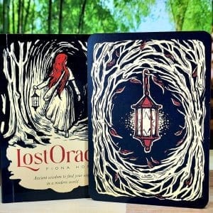 Lost Oracle Cards by Fiona Horne - Guidebook and back of cards