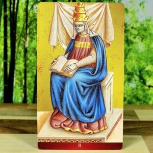 Tarot of Dante by Guido Marchesi - The High Priestess Card