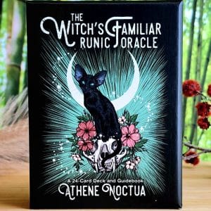 Witch's Familiar Runic Oracle Cards - Front Cover