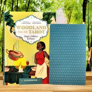 Woodland Fairy Tale Tarot by Cecilia Lattari - Guidebook and back of cards