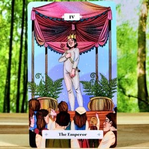 Woodland Fairy Tale Tarot by Cecilia Lattari - The Emperor