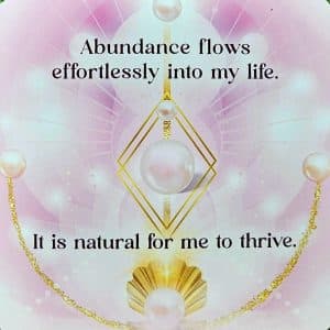 Angel Affirmations Cards by Radleigh Valentine - Abundance flows effortlessly