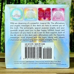 Angel Affirmations Cards by Radleigh Valentine - Back Cover