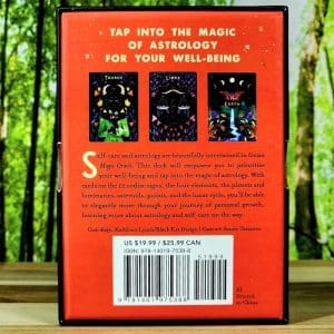 Cosmic Magic Oracle Cards by Valerie Tejeda - Back Cover