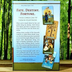 Good Fortune Tarot Cards by Barbara Moore - Back Cover