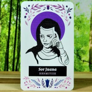 Missing Witches Deck of Oracles by Risa Dickens and Amy Torok - Sor Juana