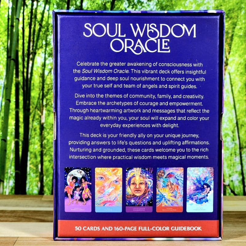 Soul Wisdom Oracle Cards by Nicole Miz - Back Cover