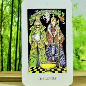 The Jolanda Witch Tarot Cards by Rosie Björkman - The Lovers